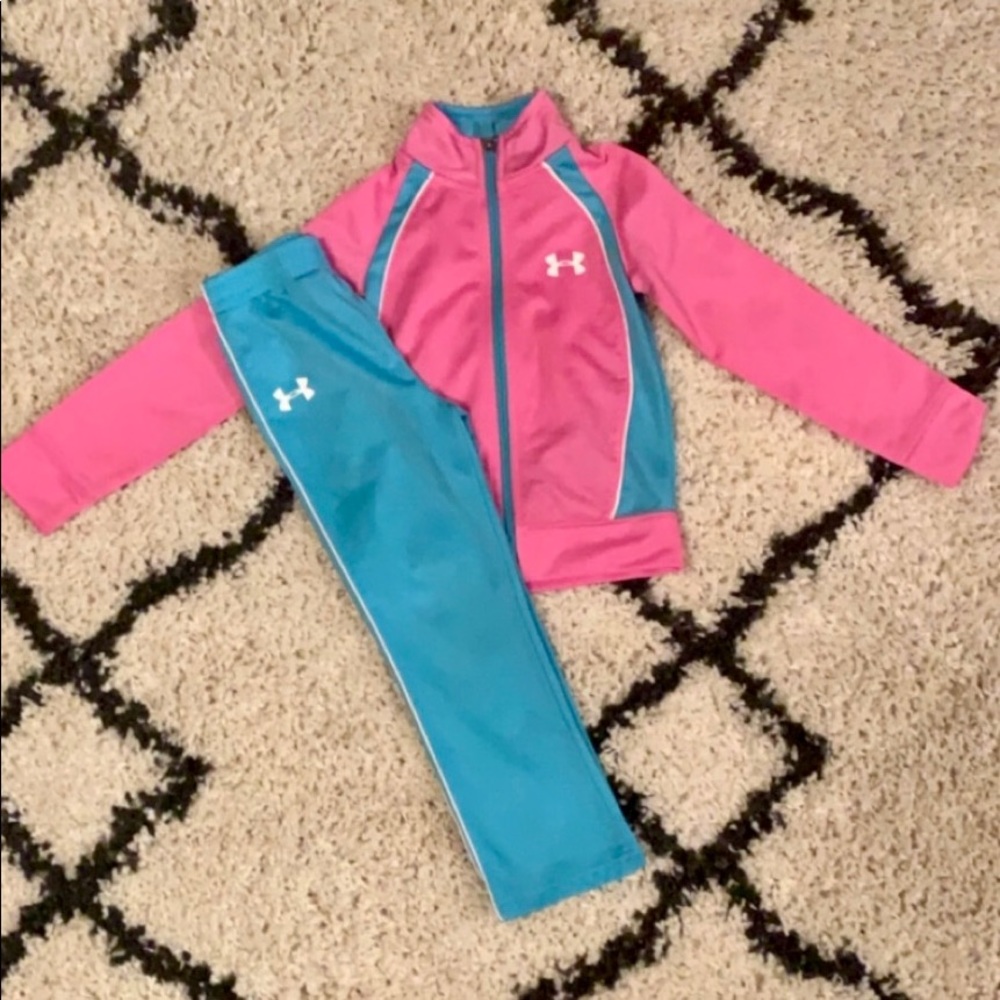 Girls Under Armour athletic suit
